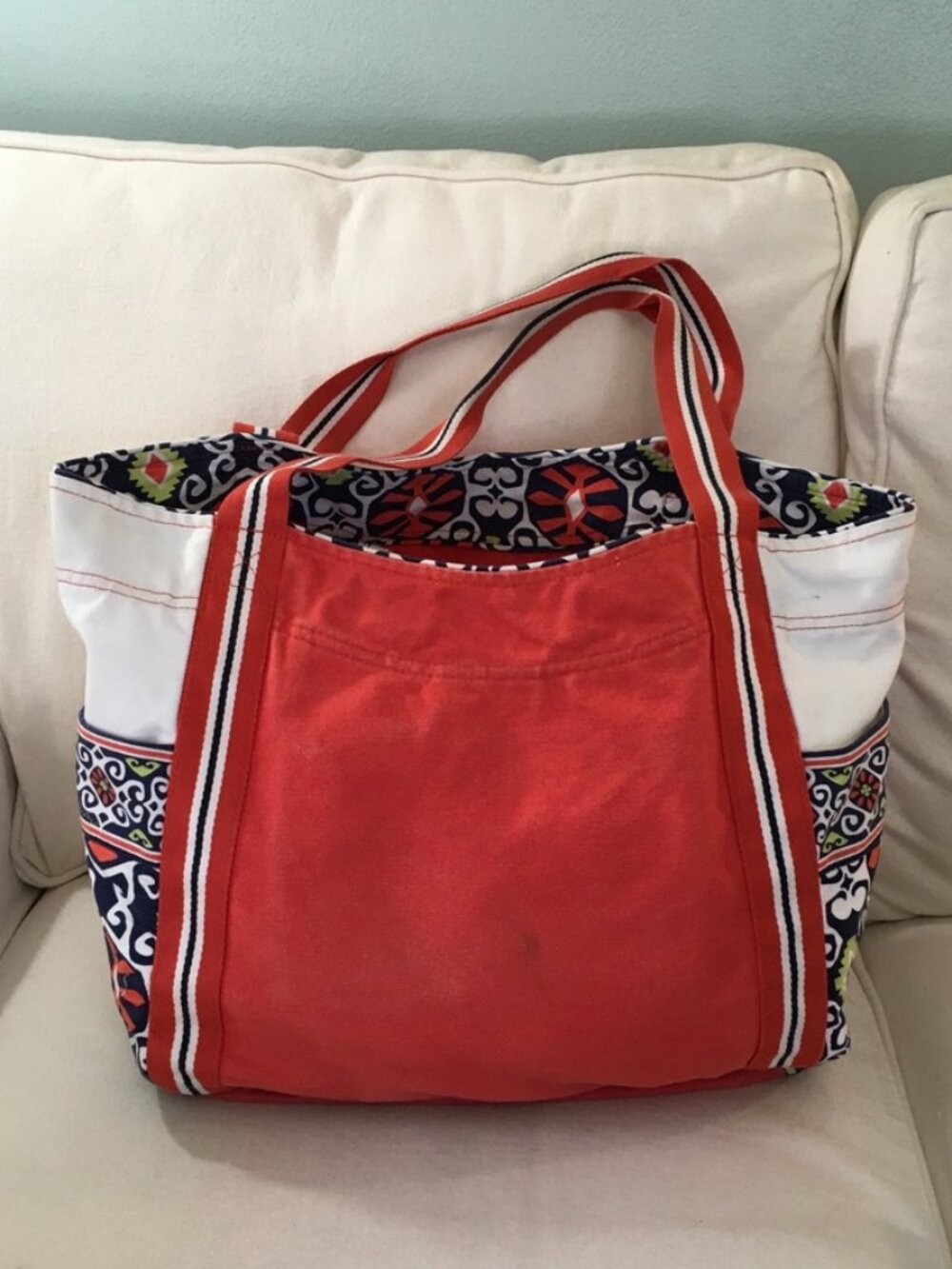 Vera Bradley Large Canvas Tote